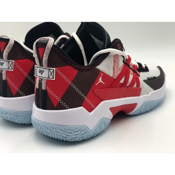 JORDAN ONE TAKE II White Red Black Basketball CW2457-106  Size 10.5 Men US